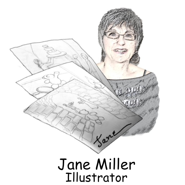 Photo of Jane the illustrator